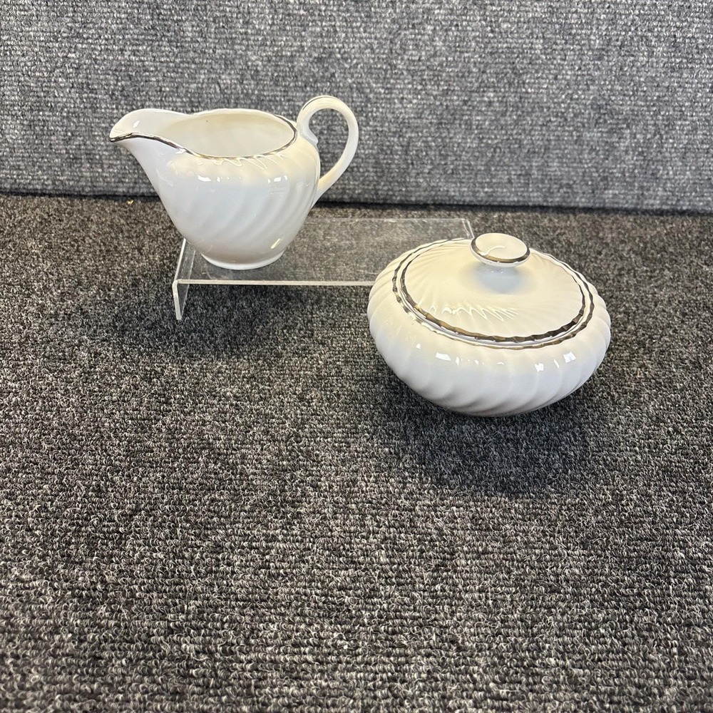 Vtg~Puritan China~Estate~Set of Cream and Sugar (w/Lid) Bowl